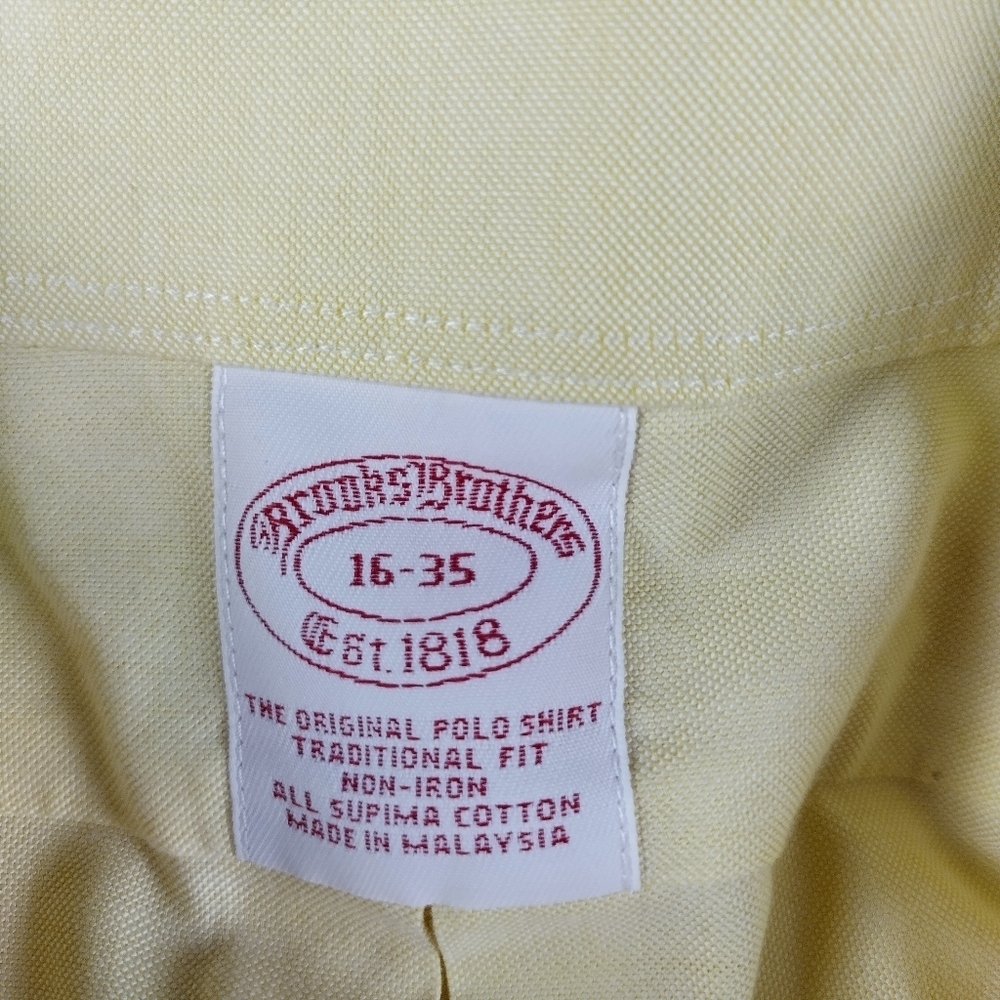 Brooks Brothers Size 16-35 Men's Button Down Dress Shirt - Picture 2 of 12